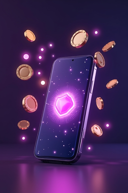 Mobile app on a smartphone
