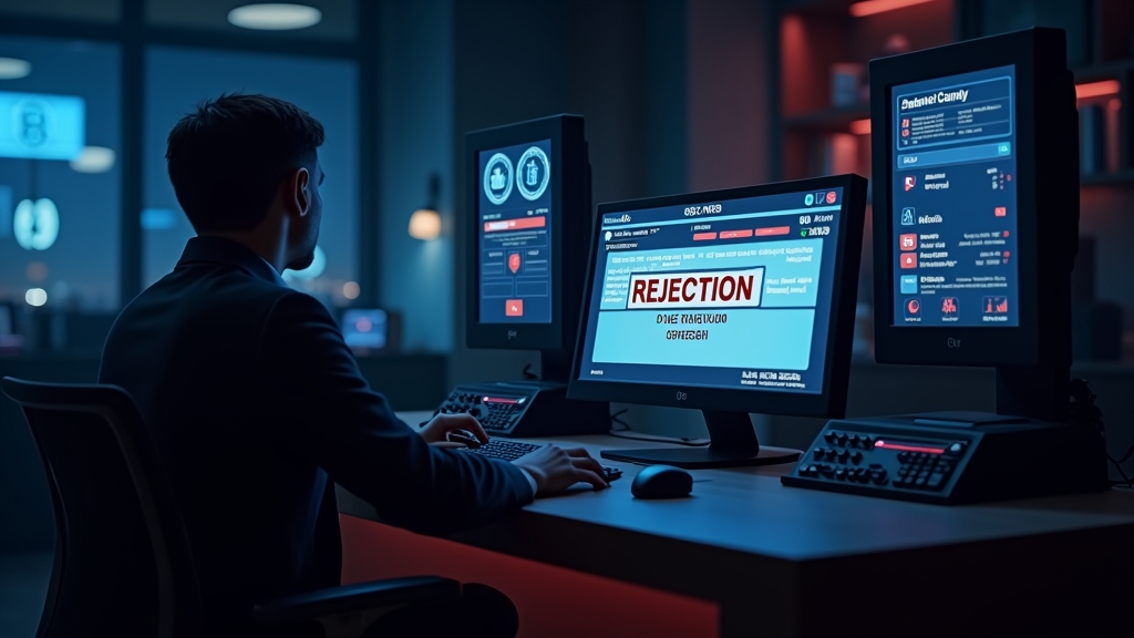 Rejected withdrawal notification beside verification documents on a casino screen