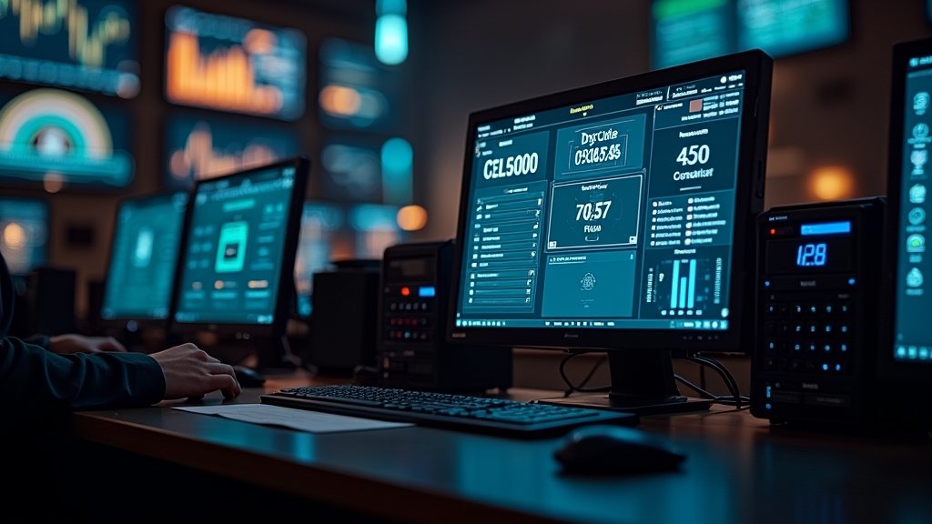Verification checklist and payout timer in a dark casino back office