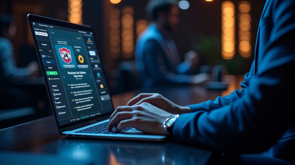 Player checking withdrawal status on a casino payment page in a dark room